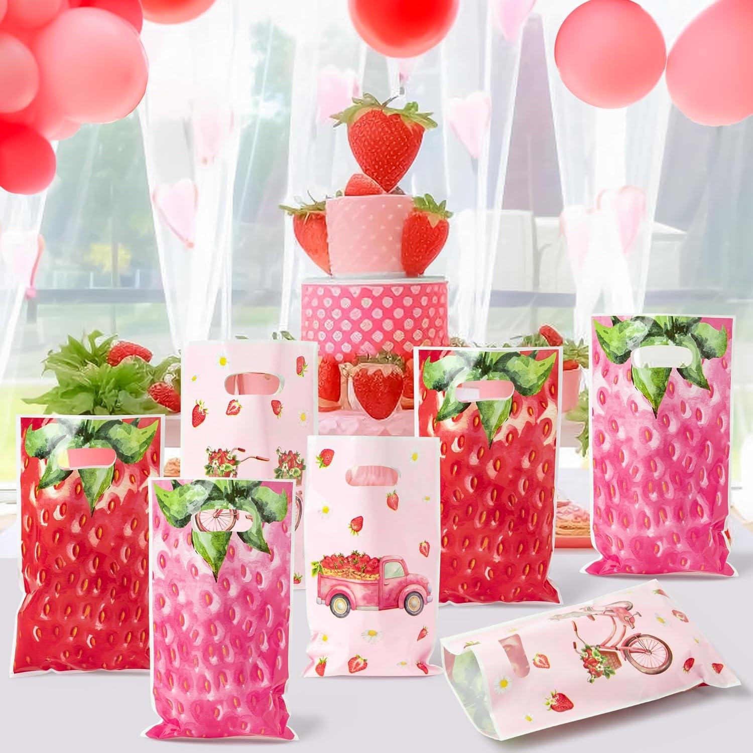 Bolsas de Favor de Fresa ArianQicult - 150 Piezas 25x16.5cm