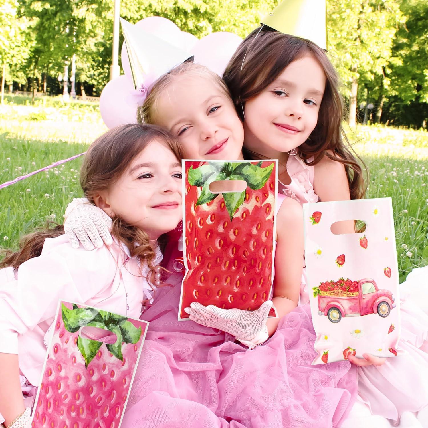 Bolsas de Favor de Fresa ArianQicult - 150 Piezas 25x16.5cm