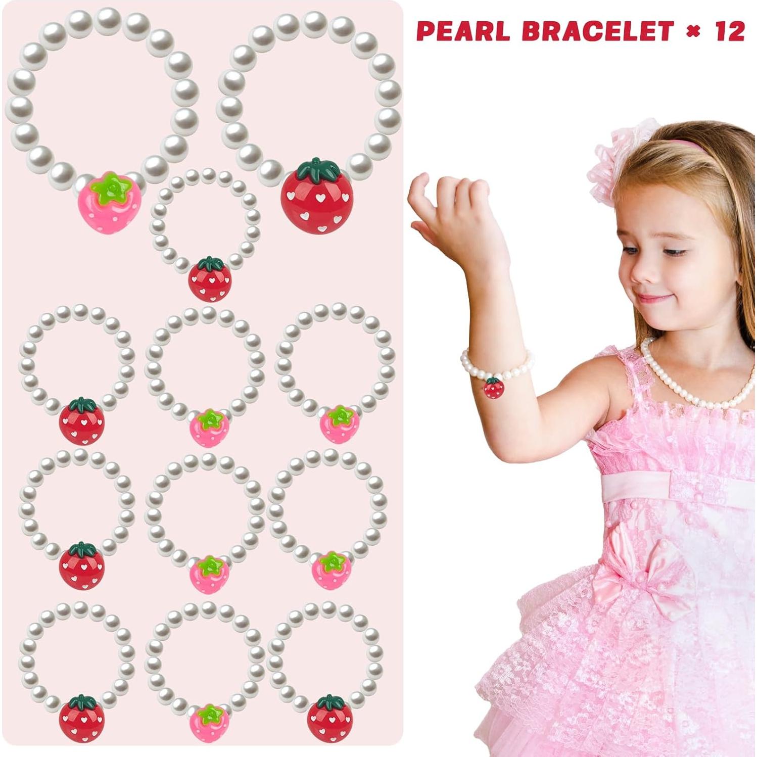 Set de Regalos de Fiesta de Cumpleaños Fresa 134 Piezas Niños