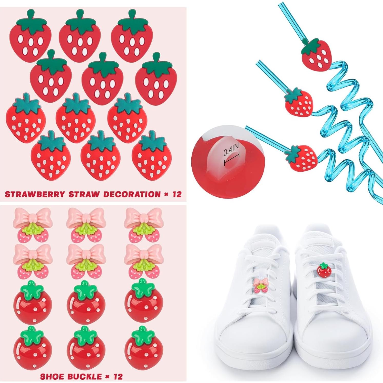 Set de Regalos de Fiesta de Cumpleaños Fresa 134 Piezas Niños