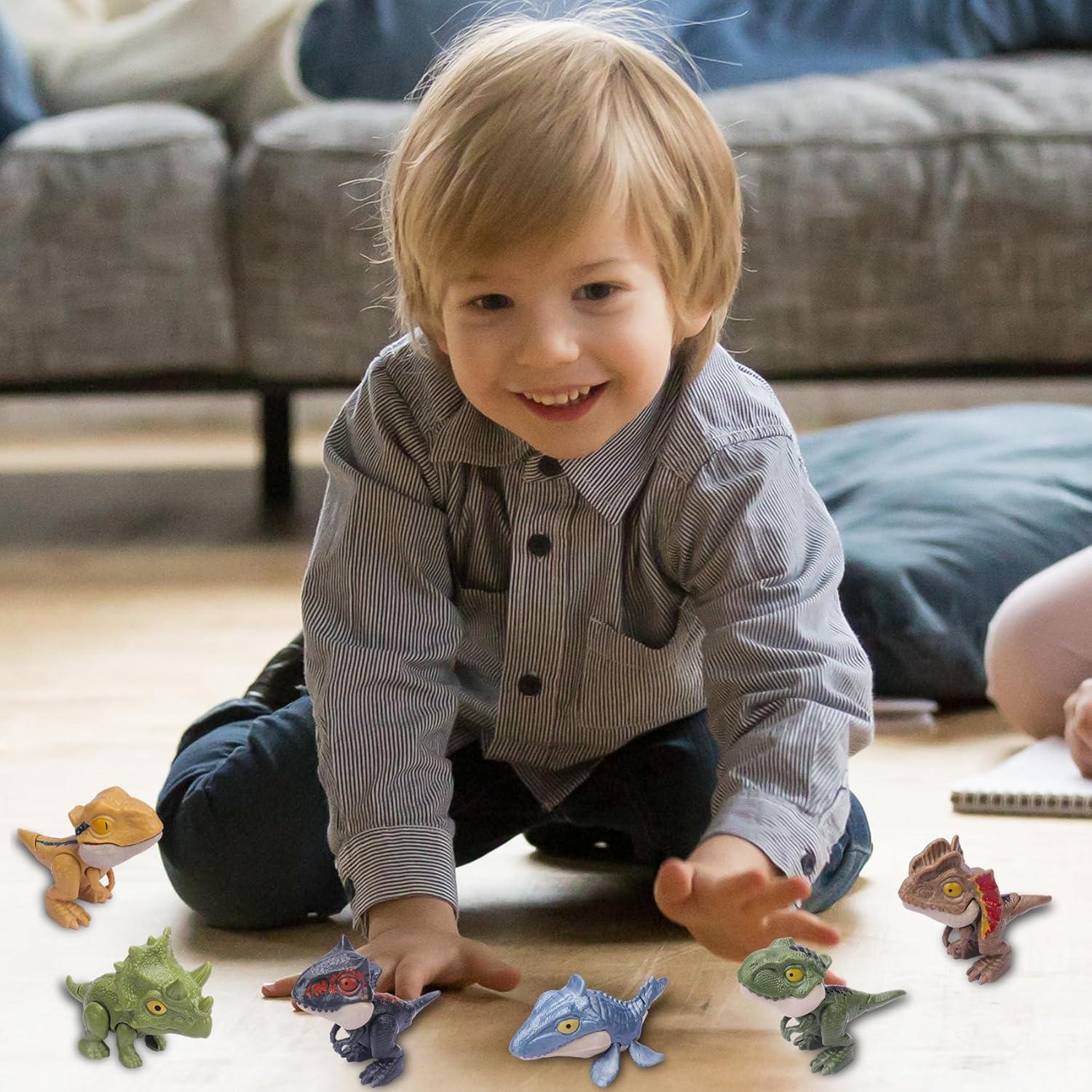 6 Juguetes de Dinosaurios para Dedos Ledorr - Regalo Infantil