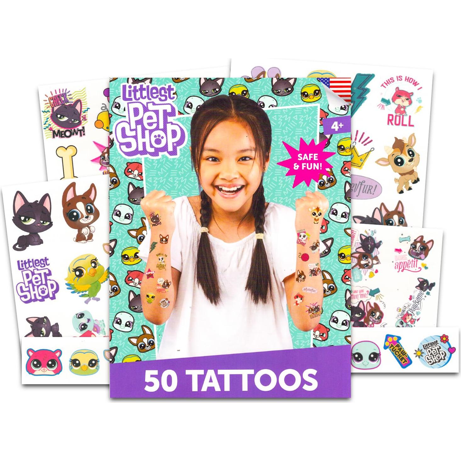 Etiquetas de Fiesta Pastel de Fresa - 200 Unidades con Tatuajes