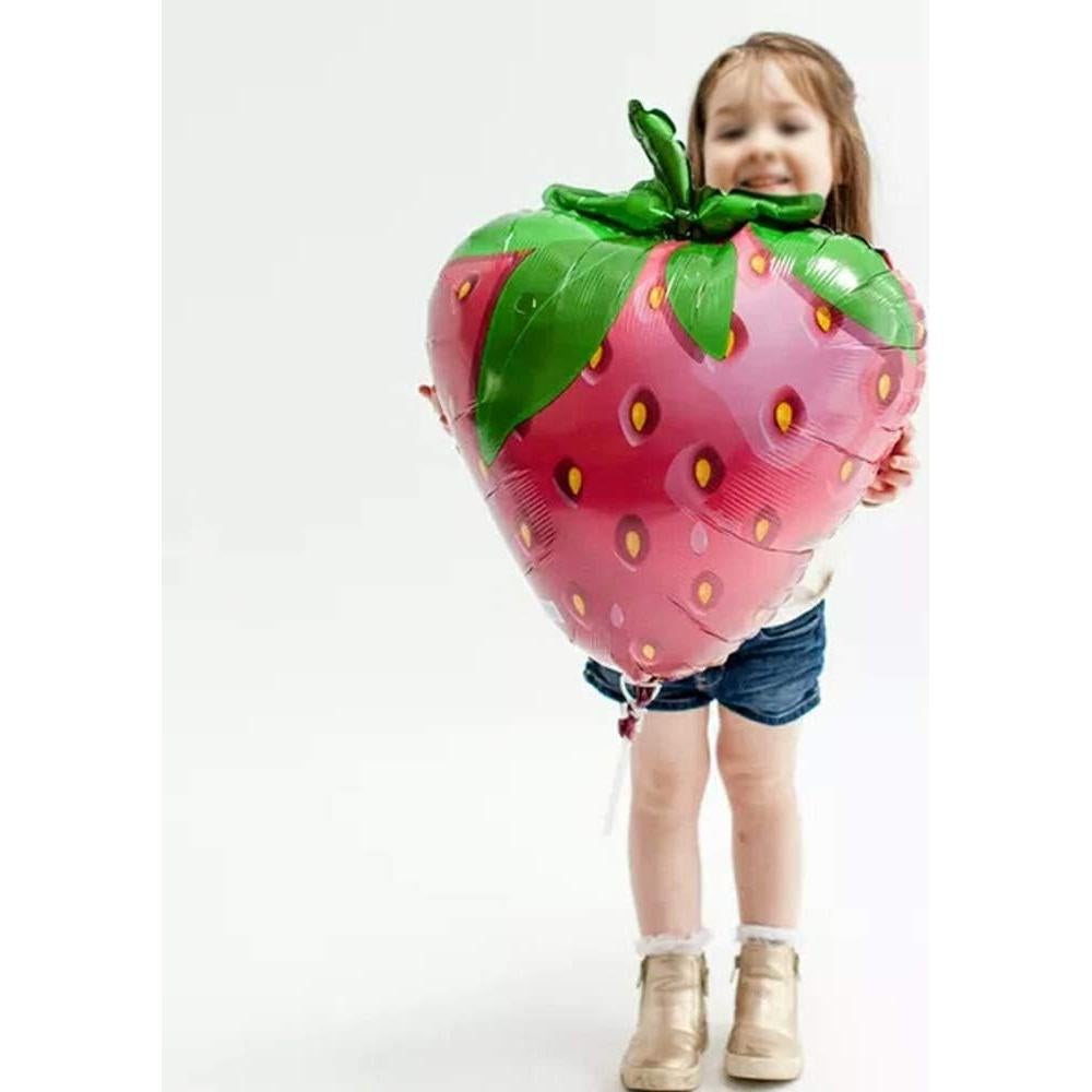 Globos de Fresa Mylar 5PCS 72 cm Decoración Fiesta Bebé
