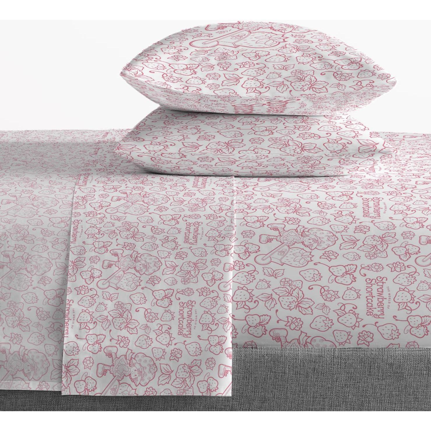 Juego de Sábanas Completo Jay Franco Pastel de Fresa 4 Piezas