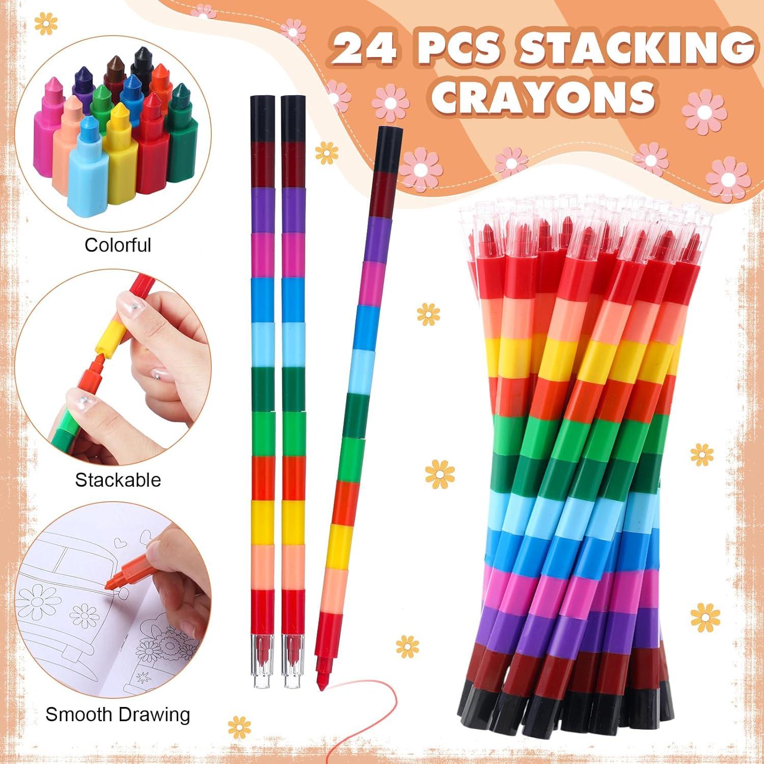 Set de Libros para Colorear Hippie Boho Funrous con Crayones