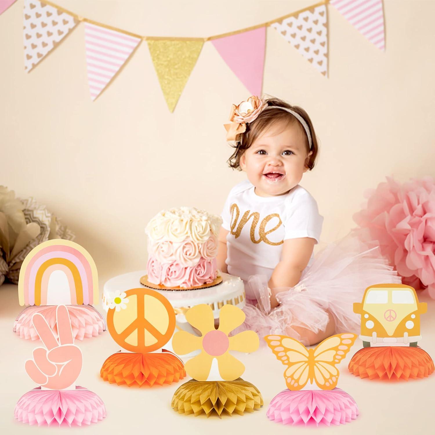 Centros de Mesa Honeycomb A1diee 9 Piezas Boho Retro