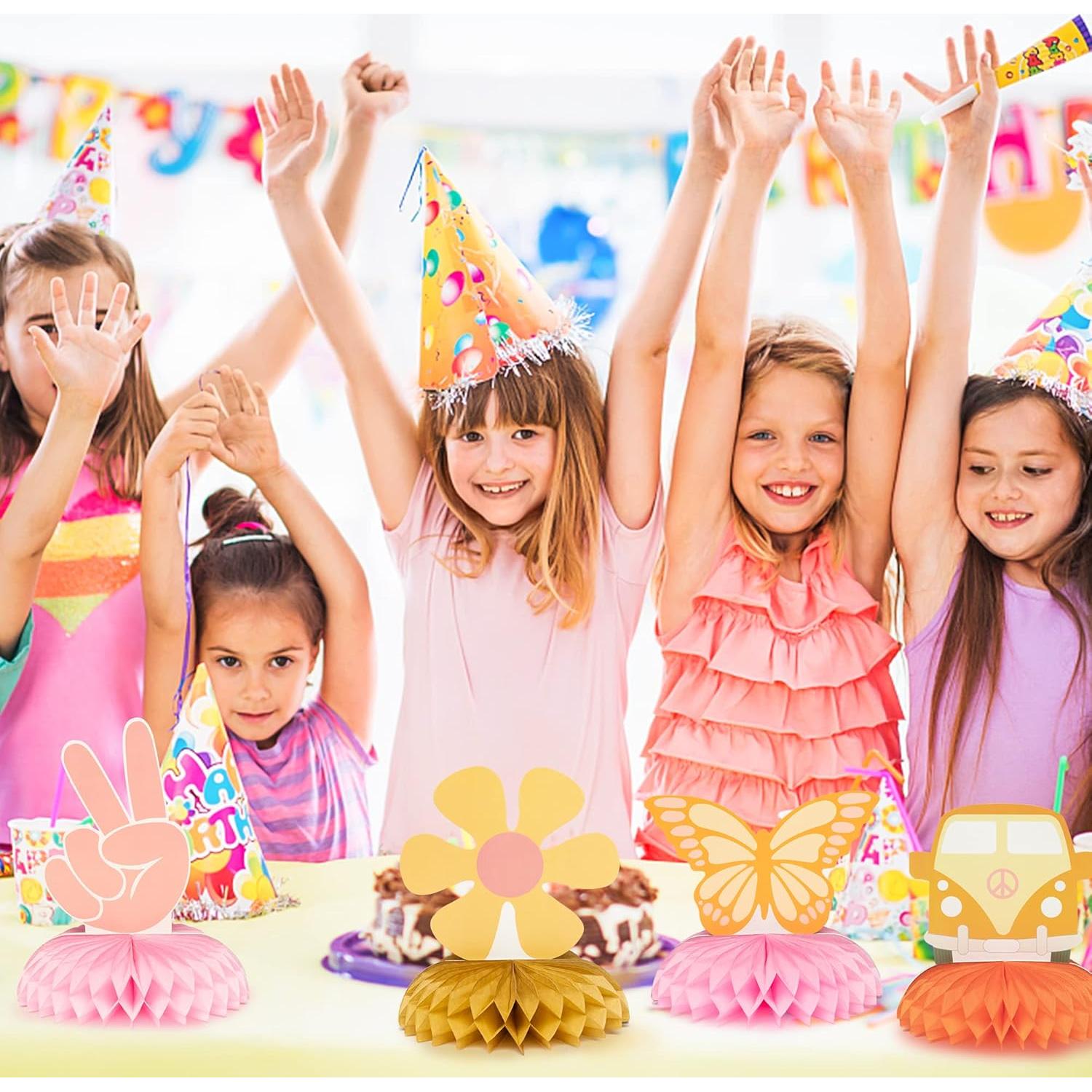 Centros de Mesa Honeycomb A1diee 9 Piezas Boho Retro