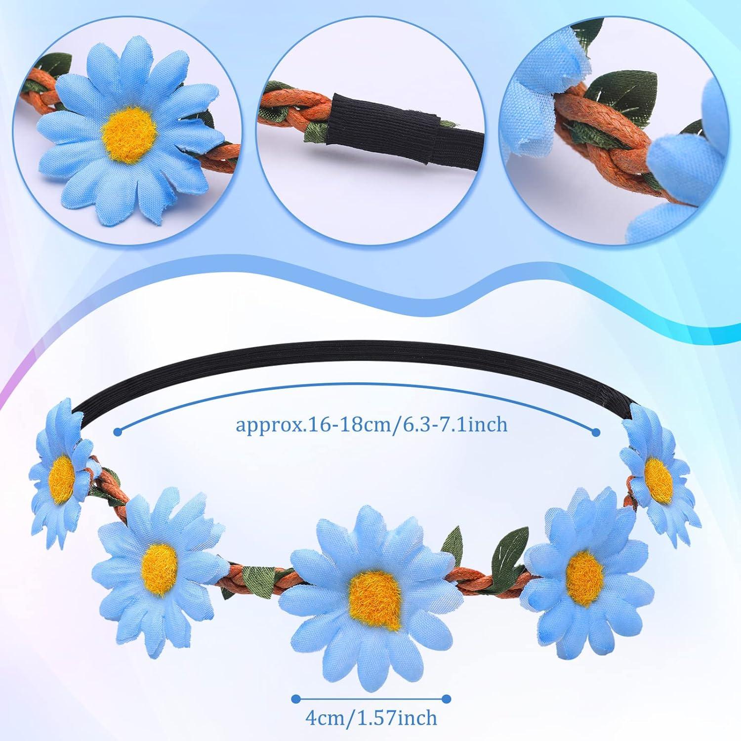 24 Piezas Suministros Fiesta Temática Hippie Flutesan