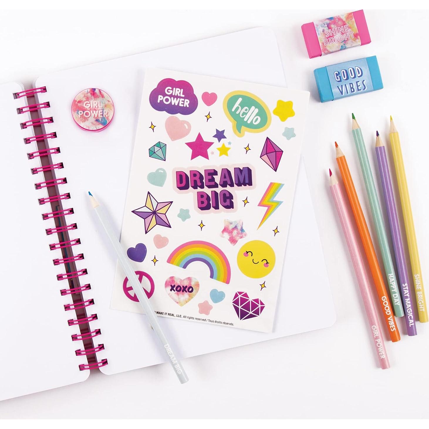 Set de Cuaderno de Bocetos 3C4G Tie Dye Pastel - 10 Piezas