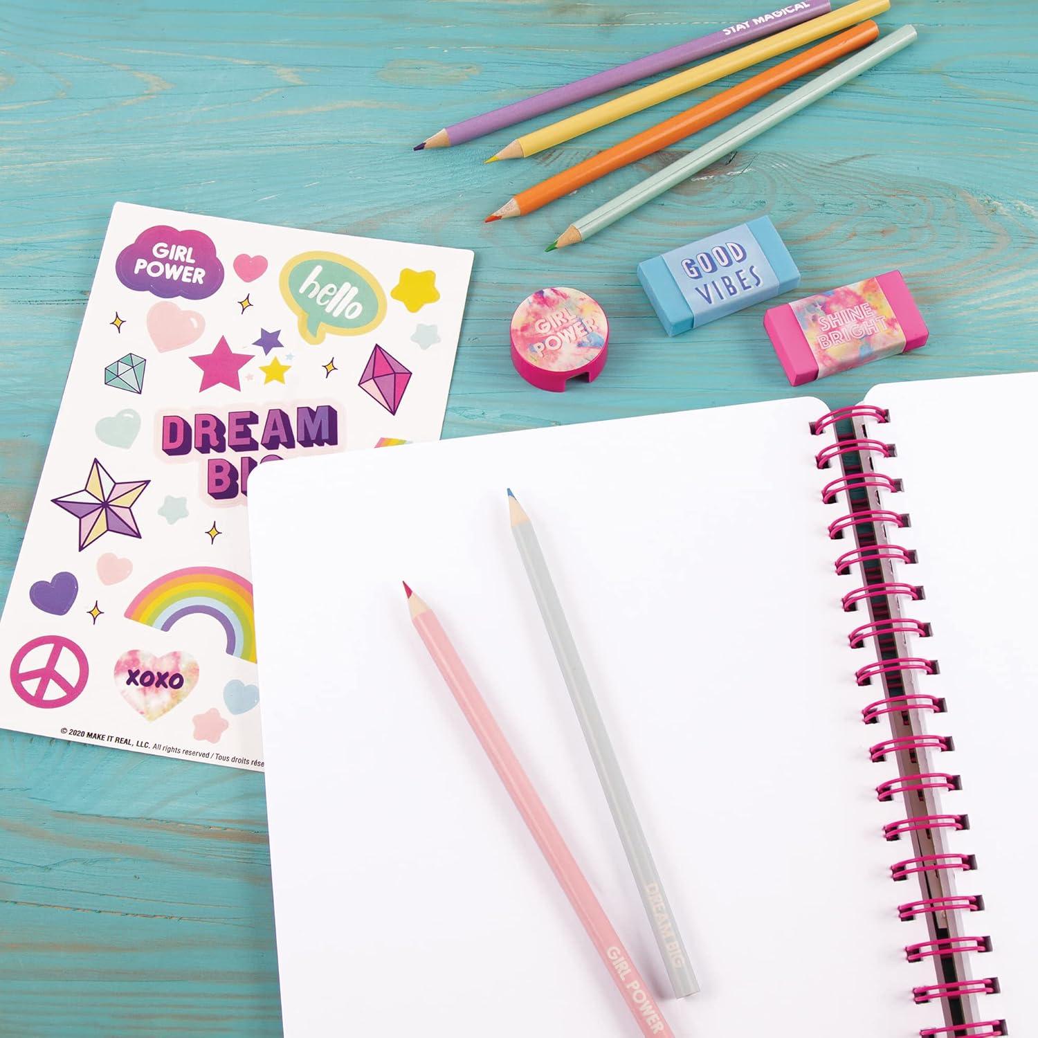 Set de Cuaderno de Bocetos 3C4G Tie Dye Pastel - 10 Piezas