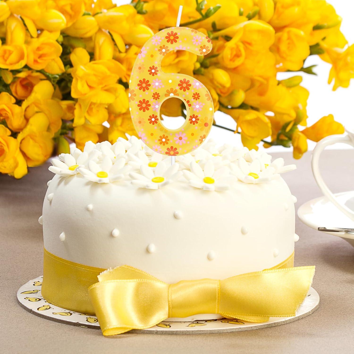 Vela de Cumpleaños Número 4 Arcoíris iNINGER 11cm