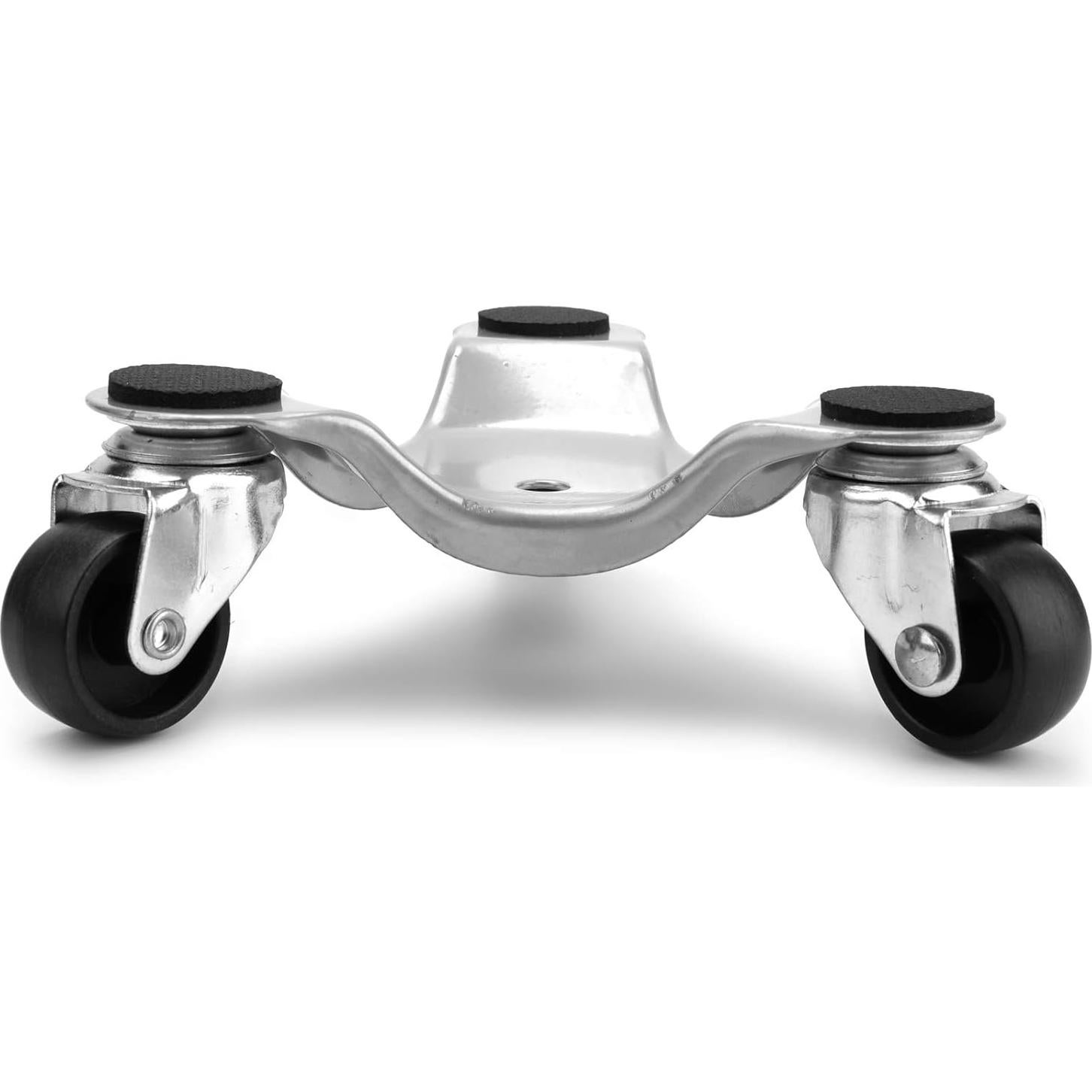 Yopay 4 Carros Tri-Dolly de Acero 90 kg 3 Ruedas 15 cm