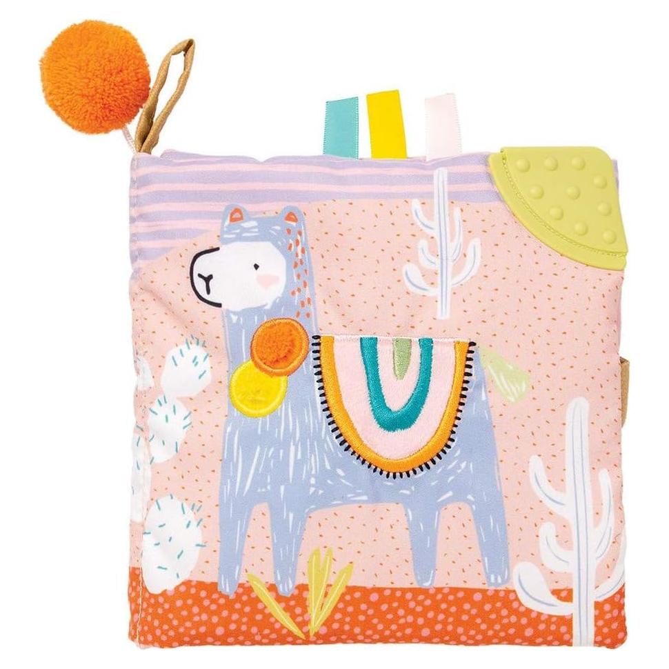 Libro Suave de Actividades Llama Manhattan Toy 16.5x3.8 cm