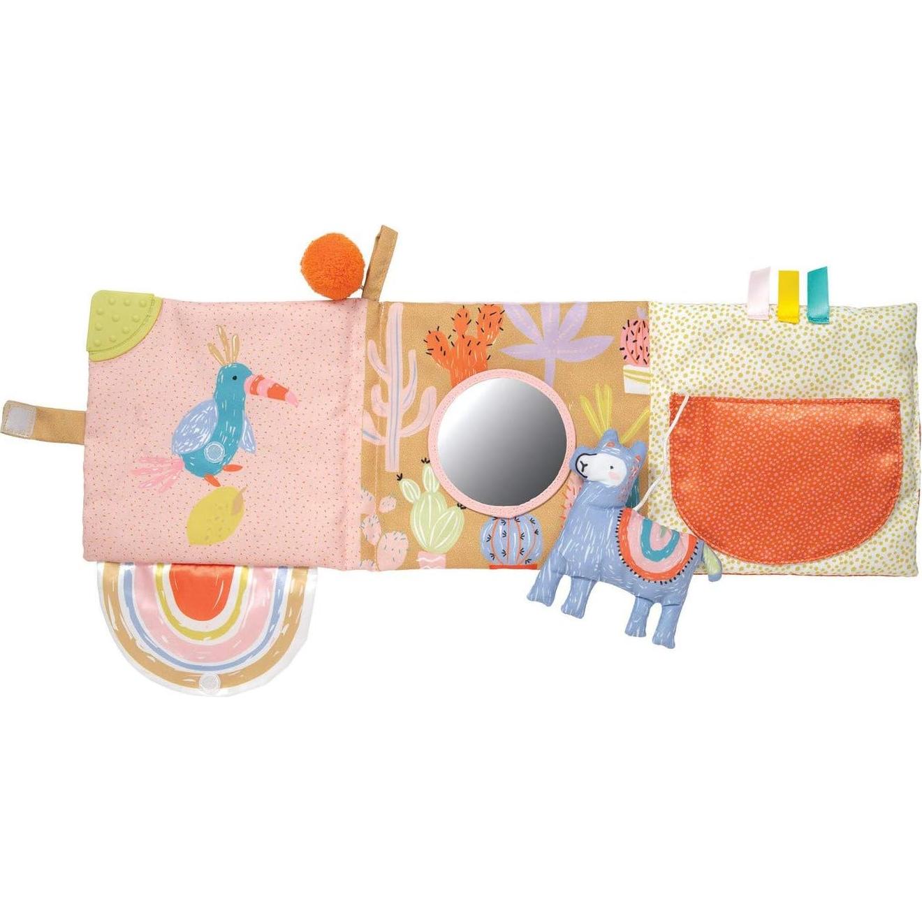 Libro Suave de Actividades Llama Manhattan Toy 16.5x3.8 cm