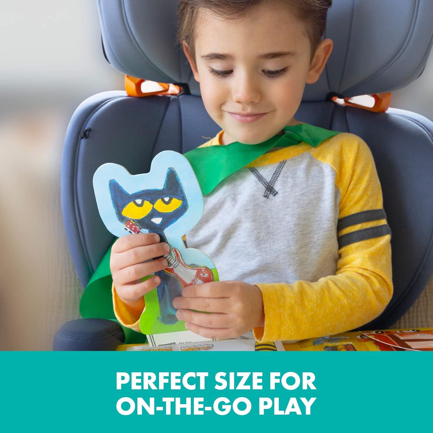 Conjunto de muñeca de papel para colorear Pete el Gato - Educational Insights, 144 piezas