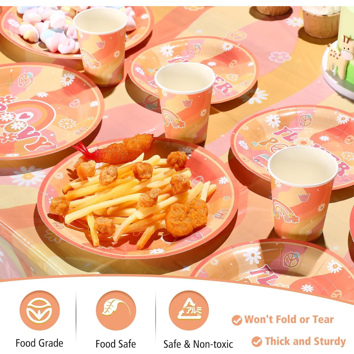 Suministros de Fiesta Geyee 173 Piezas para 24 Invitados