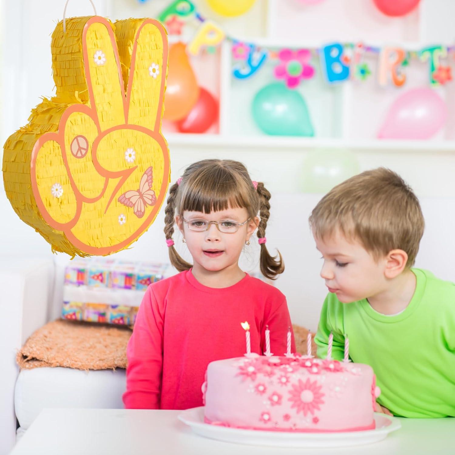 Piñata Groovy JOARHONAL con Antifaz y Bate 40.6x30.5 cm