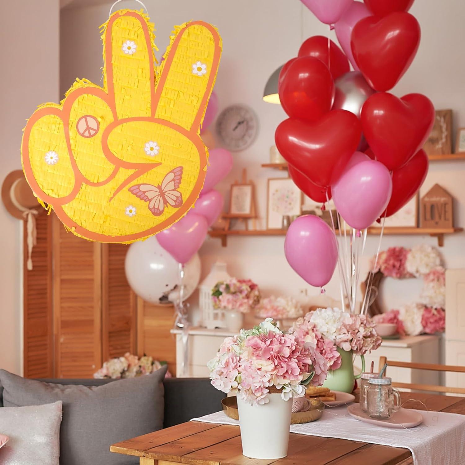 Piñata Groovy JOARHONAL con Antifaz y Bate 40.6x30.5 cm