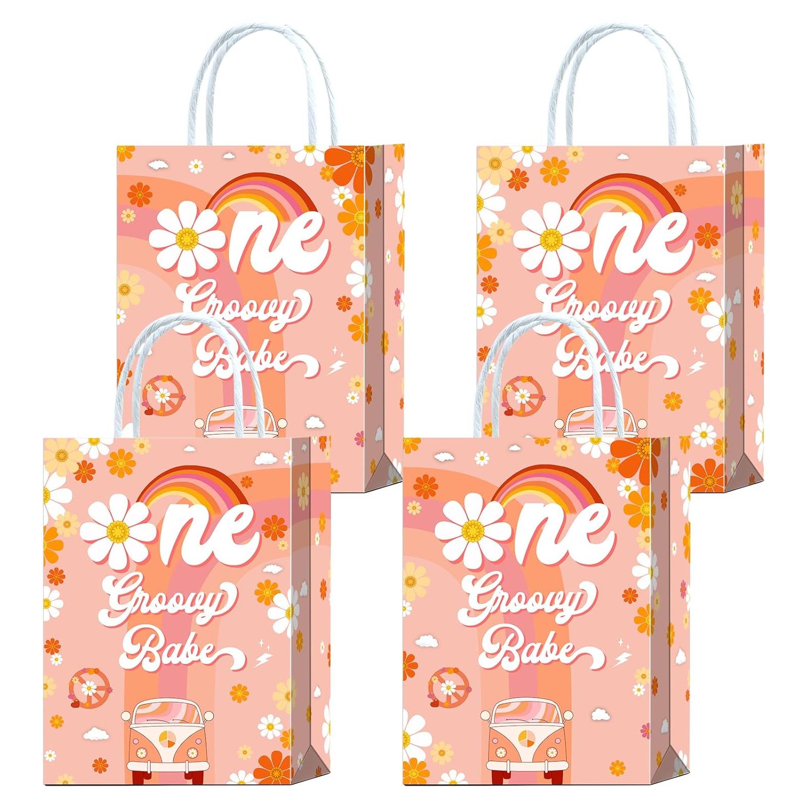 Bolsas de Fiesta Groovy Tyndallrays 16 Pcs Ecológicas 21x15x8cm