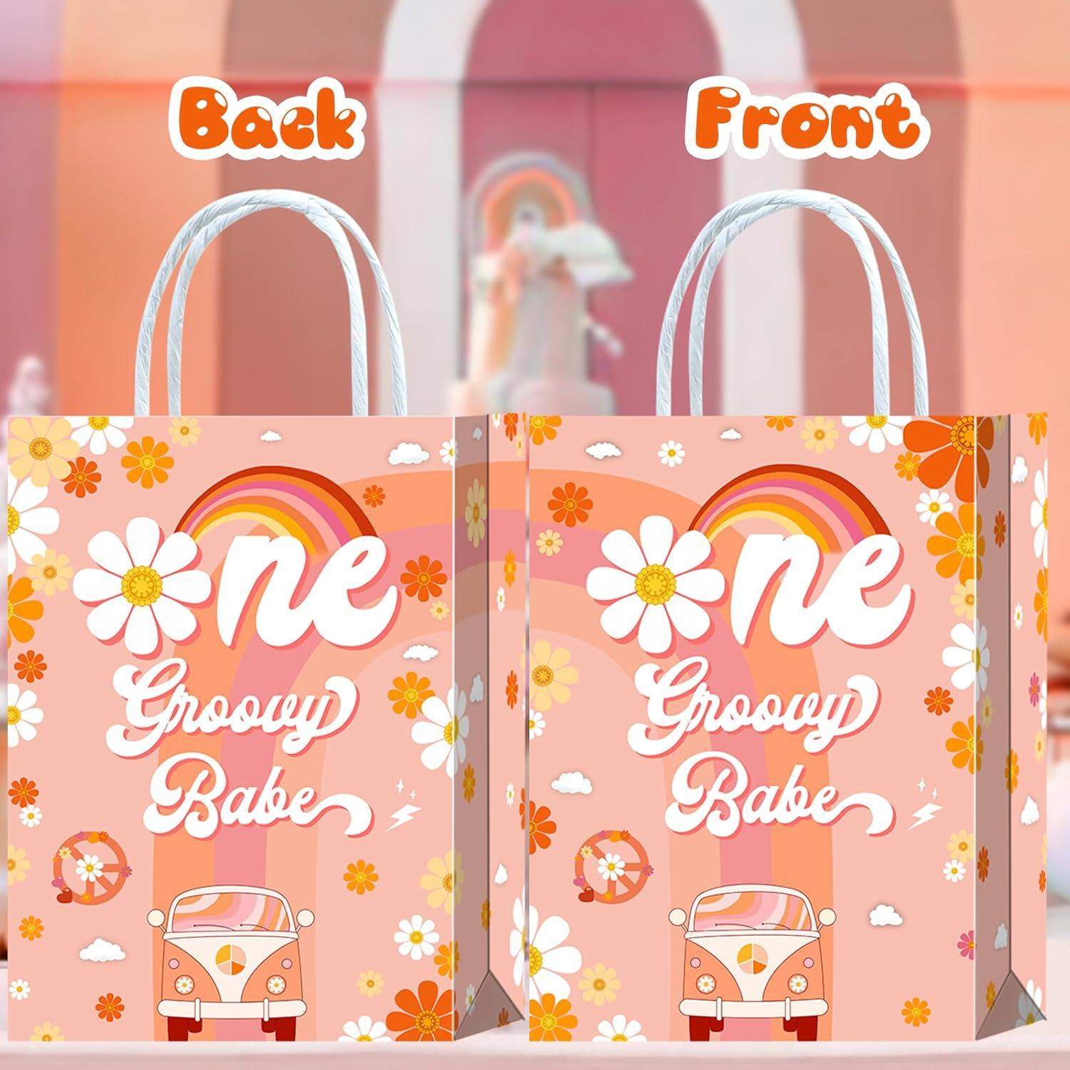 Bolsas de Fiesta Groovy Tyndallrays 16 Pcs Ecológicas 21x15x8cm