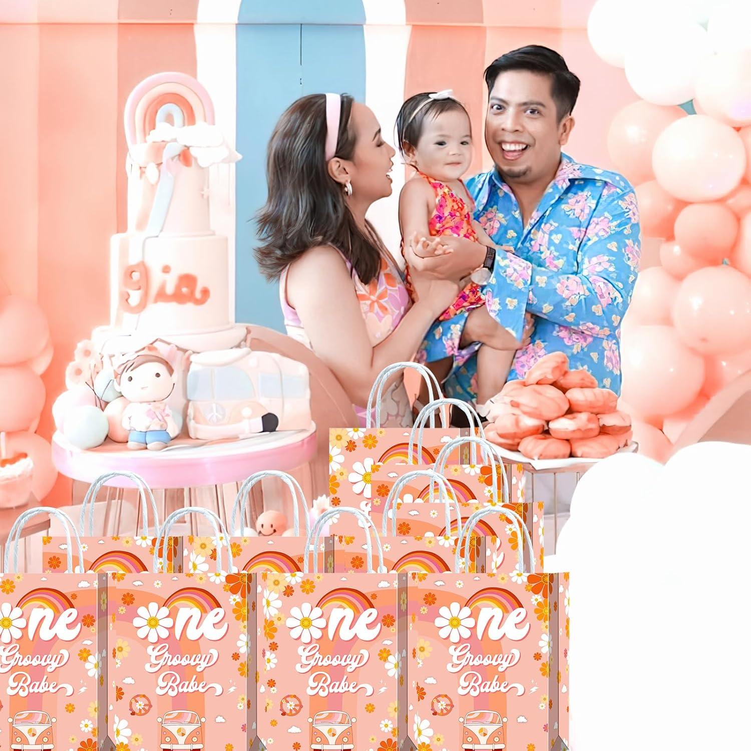 Bolsas de Fiesta Groovy Tyndallrays 16 Pcs Ecológicas 21x15x8cm