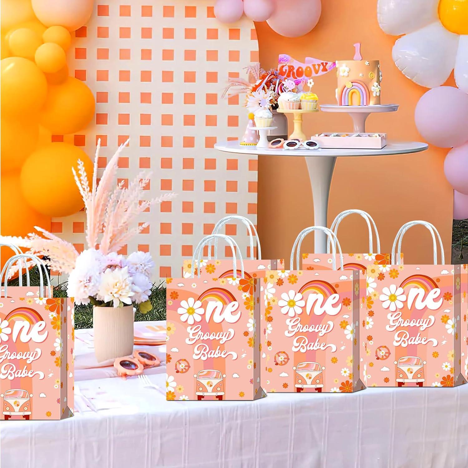 Bolsas de Fiesta Groovy Tyndallrays 16 Pcs Ecológicas 21x15x8cm