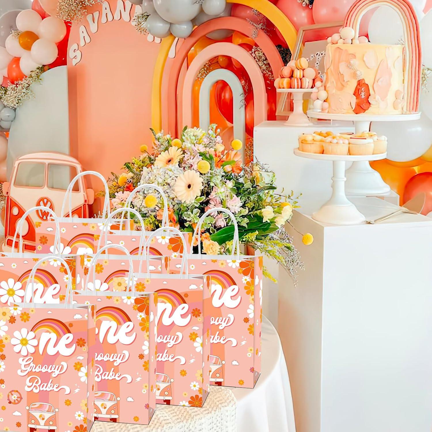 Bolsas de Fiesta Groovy Tyndallrays 16 Pcs Ecológicas 21x15x8cm