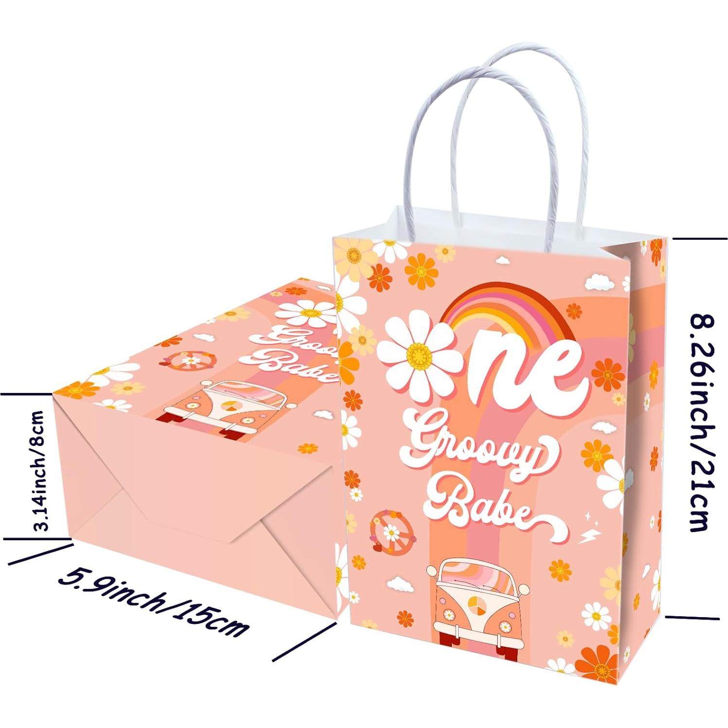 Bolsas de Fiesta Groovy Tyndallrays 16 Pcs Ecológicas 21x15x8cm