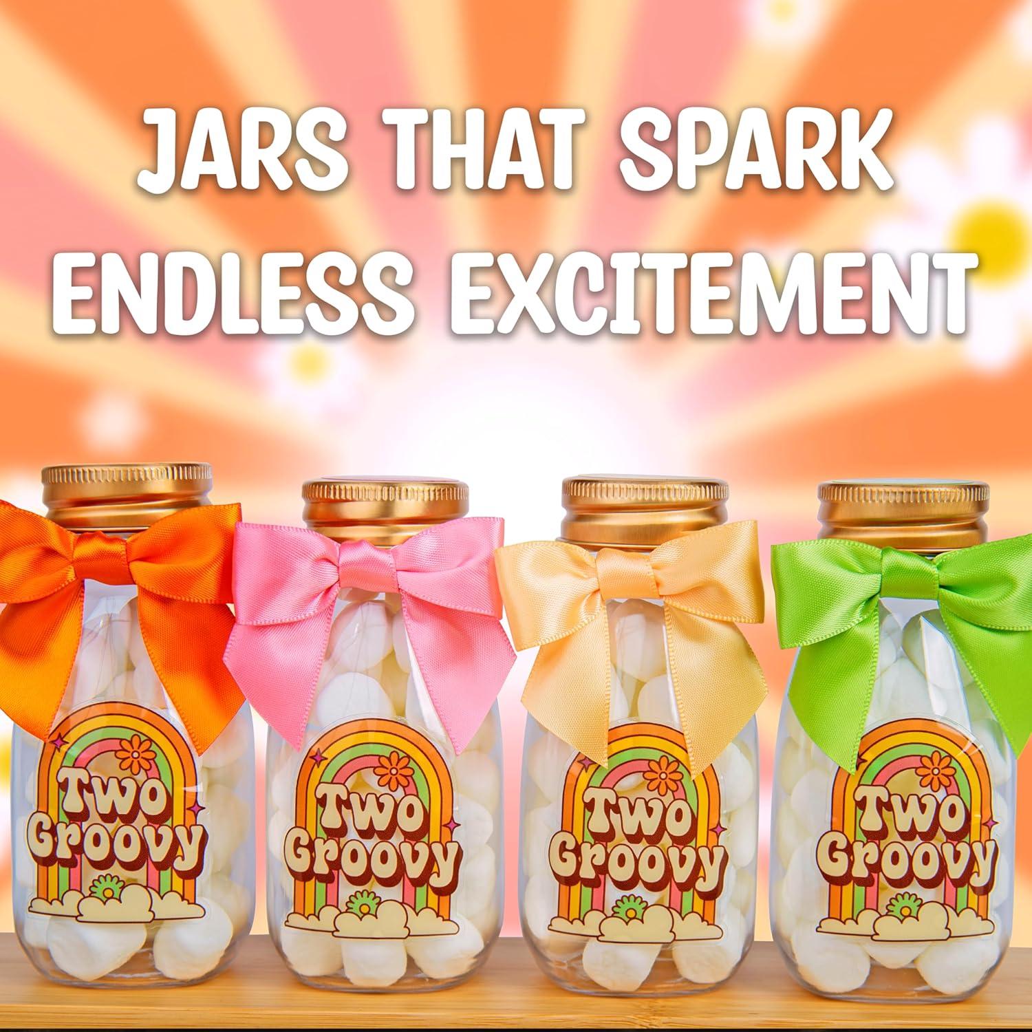 Paquete de 12 Tarros de Dulces Ethisa Dos Groovy 118ml