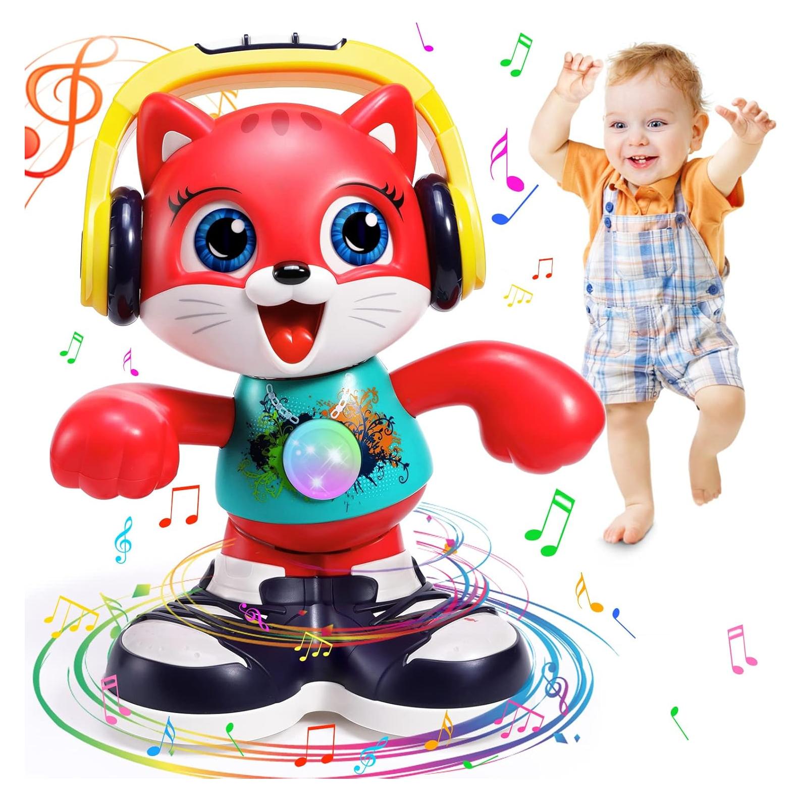 Juguete Musical Interactivo Gato Bailarín Yunaking 0.99 kg
