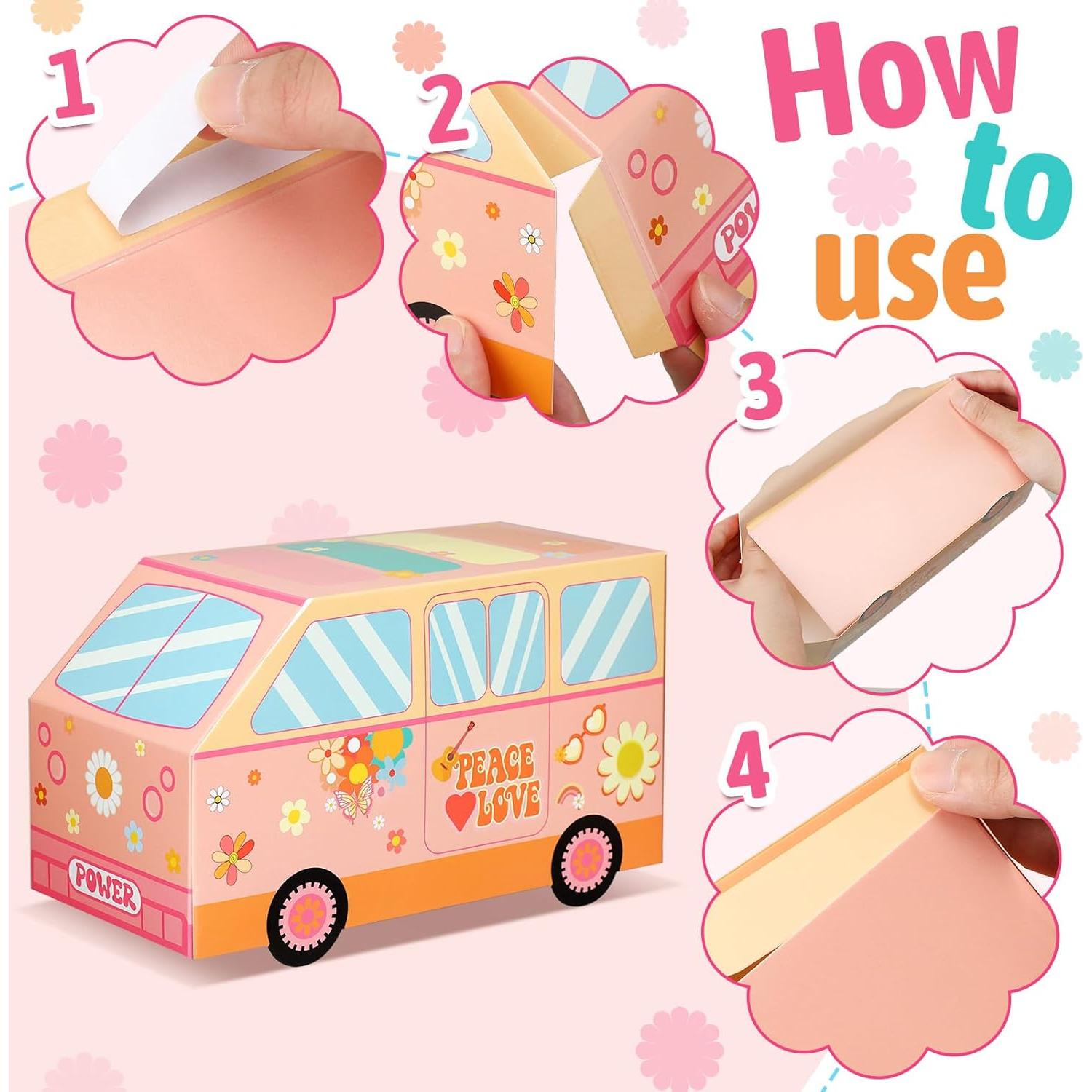 24 Cajas de Dulces Psicodélicas TecUnite en Forma de Camión