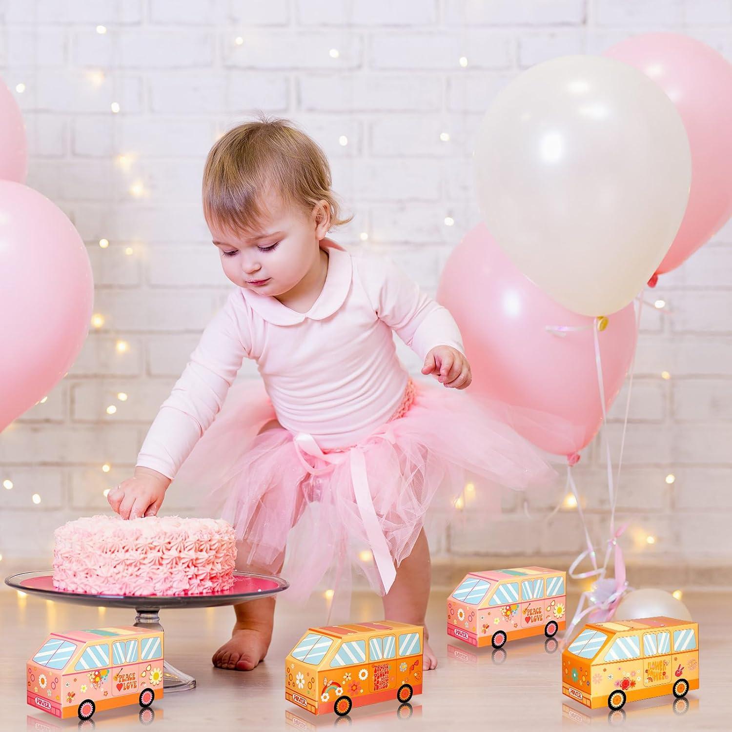 24 Cajas de Dulces Psicodélicas TecUnite en Forma de Camión