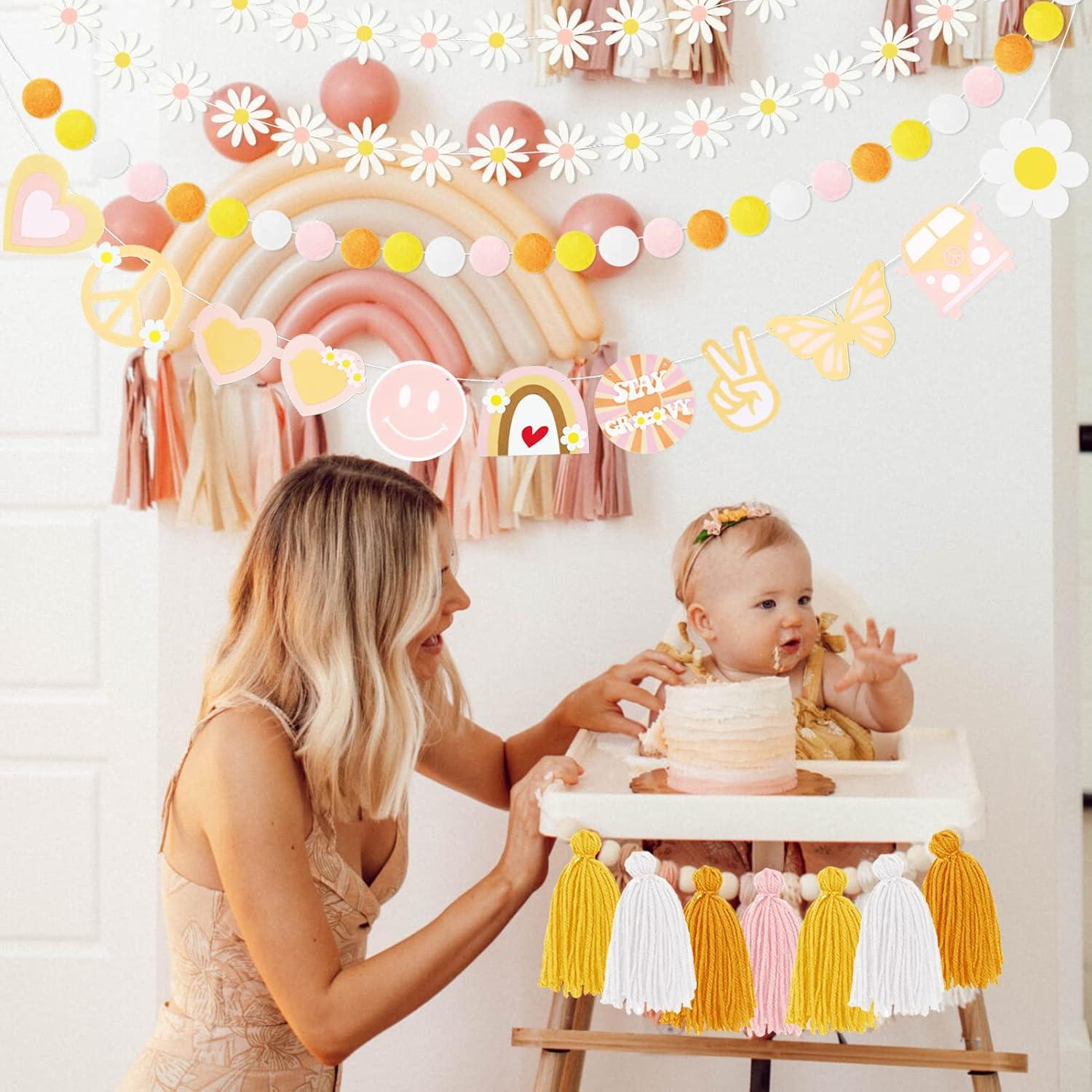 Guirnalda de Decoración Boho WHYMEO 5 Piezas Primavera