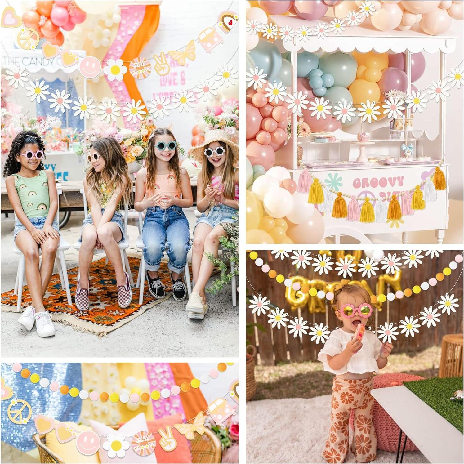 Guirnalda de Decoración Boho WHYMEO 5 Piezas Primavera