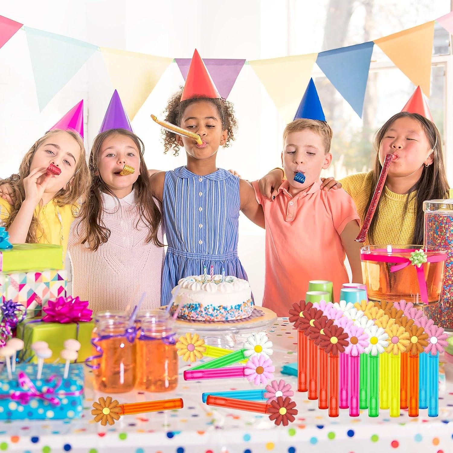 Varitas de Burbuja Retro Margarita 24 Pcs - Suministros Fiesta