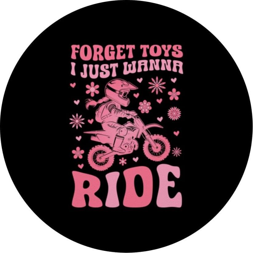 PopSockets PopGrip Estándar Moto de Tierra Niñas 10.9x8.6cm
