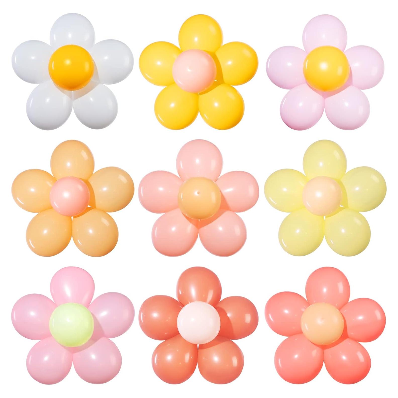 27 Set Globos de Flores Margarita Chengu 25.4 cm Multicolor