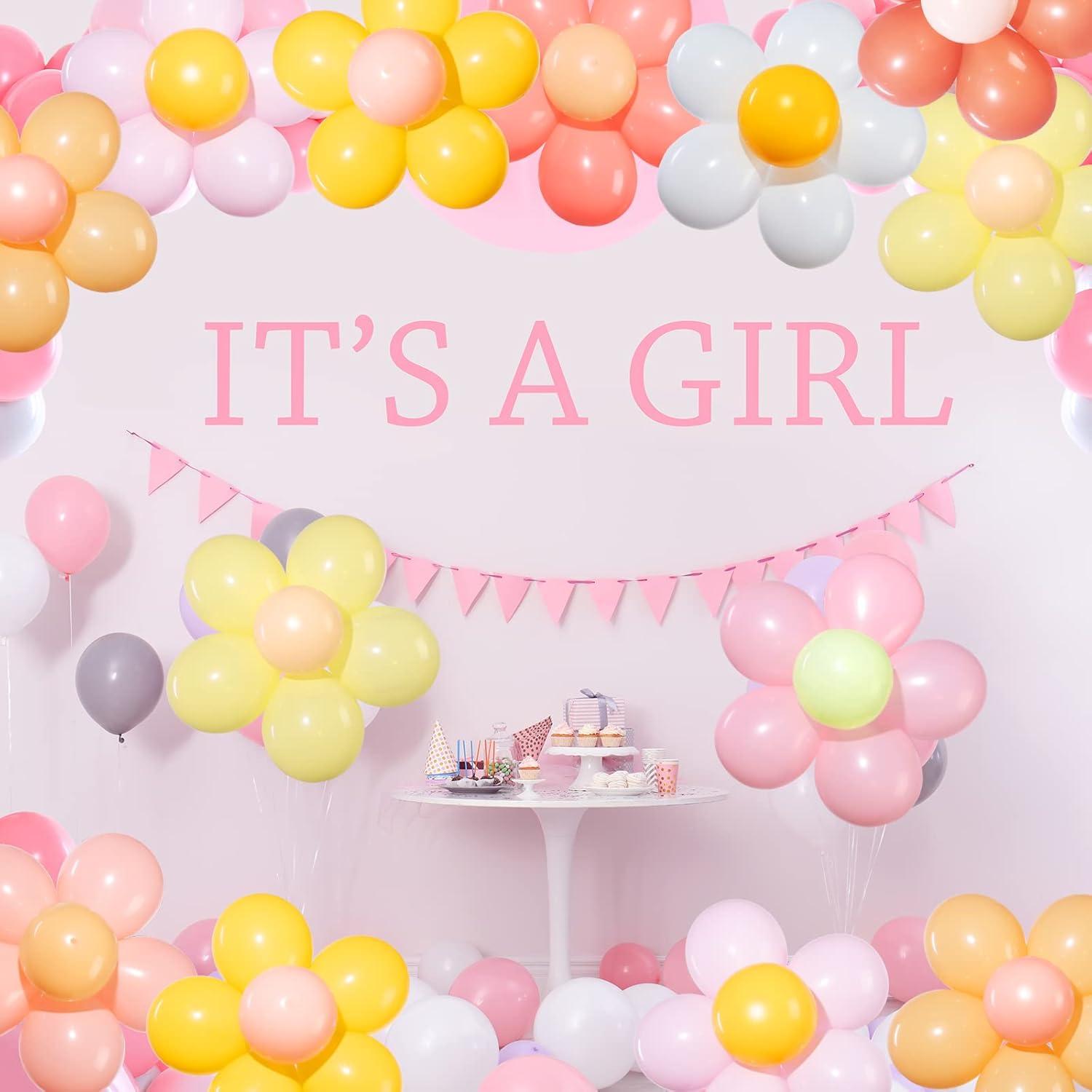 27 Set Globos de Flores Margarita Chengu 25.4 cm Multicolor