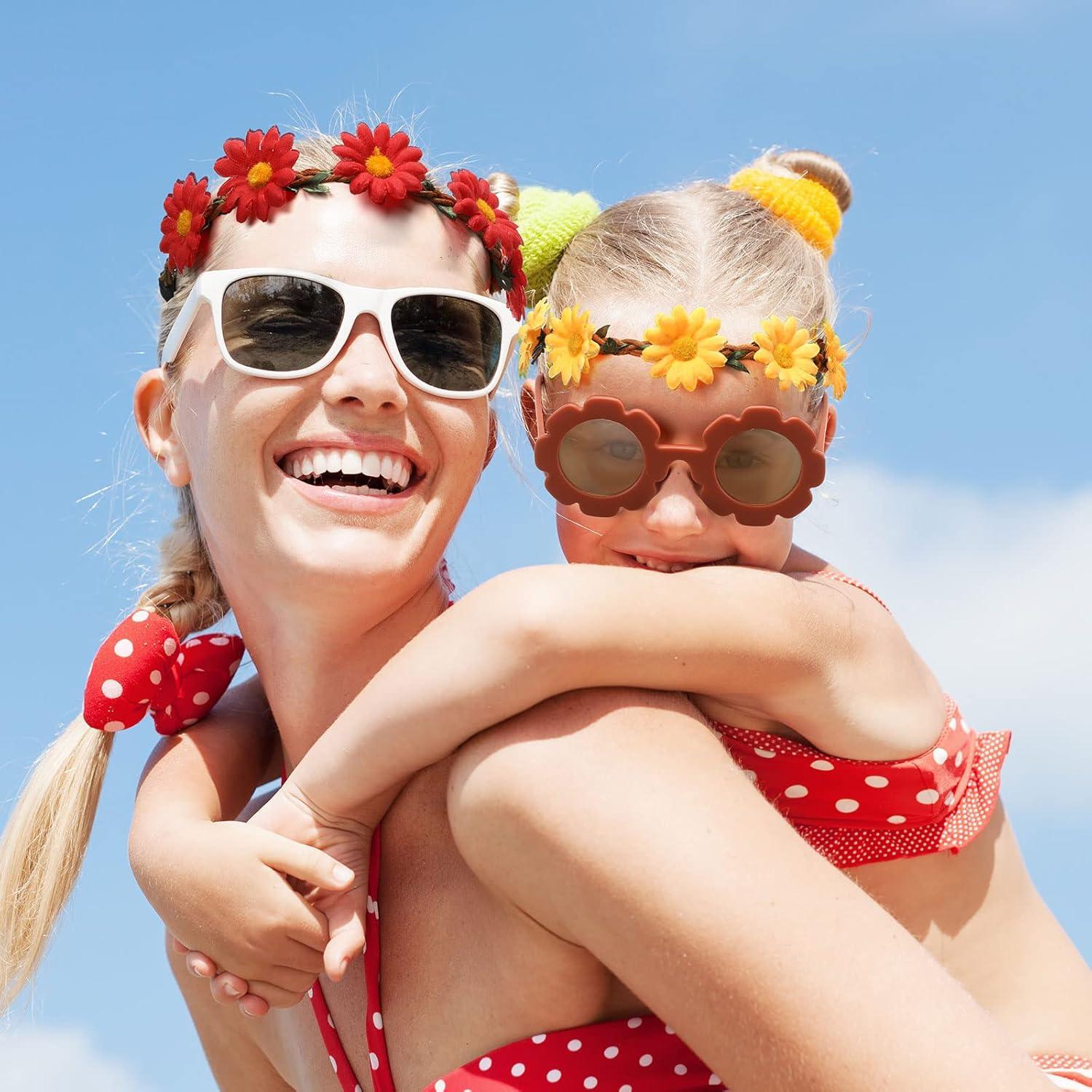 Conjunto Gafas y Diademas Hippie Chumia 24 Piezas