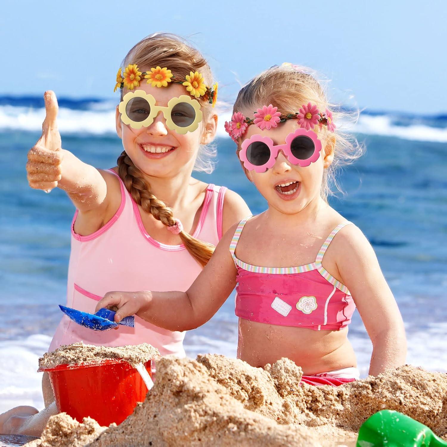 Conjunto Gafas y Diademas Hippie Chumia 24 Piezas