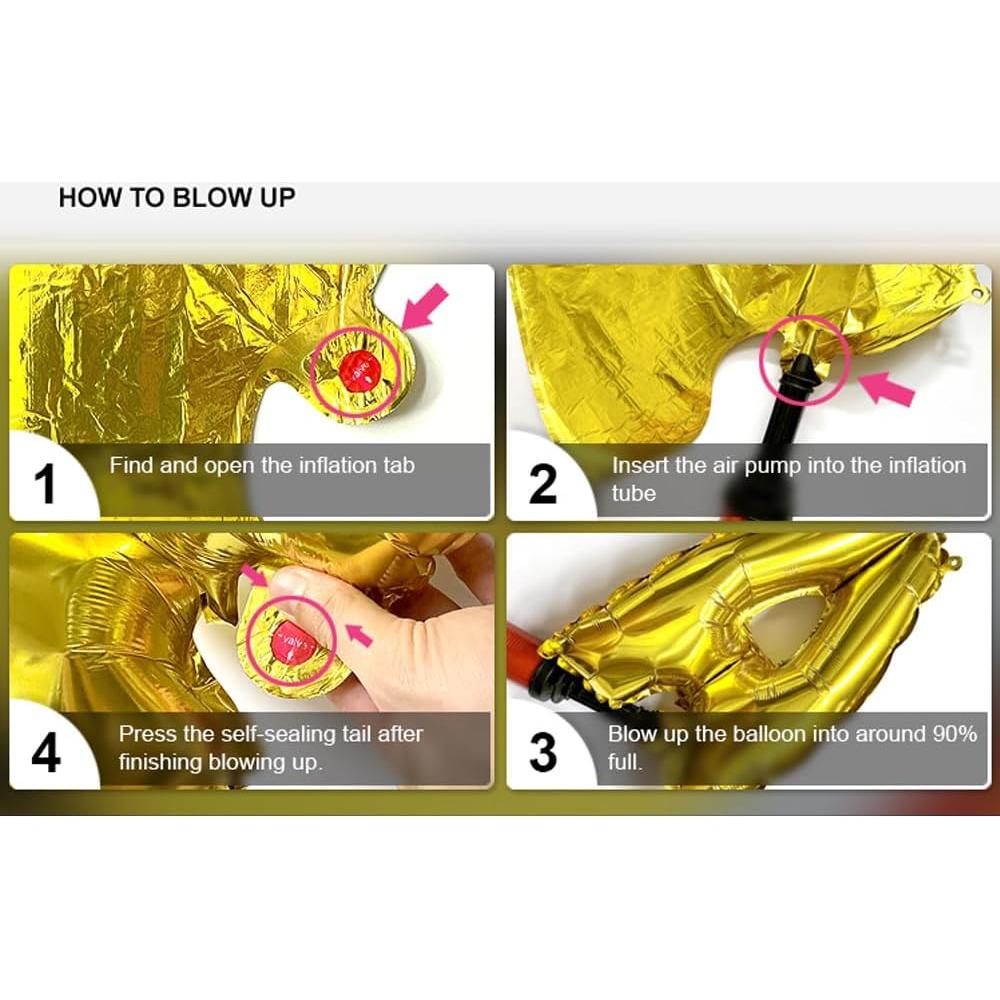 Banner de Globos de Aluminio RUIANSI Arcoíris 40.64cm Fiesta