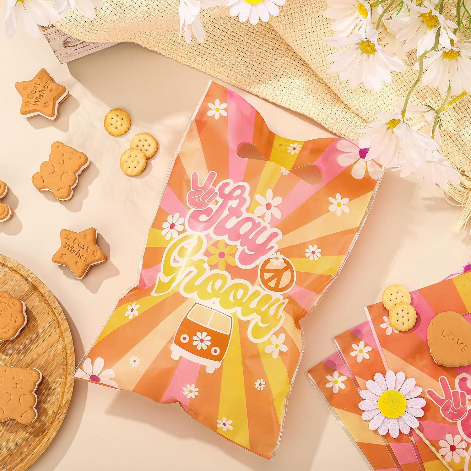 Paquete de 100 Bolsas de Fiesta Groovy Hotop 16.5x24.6cm