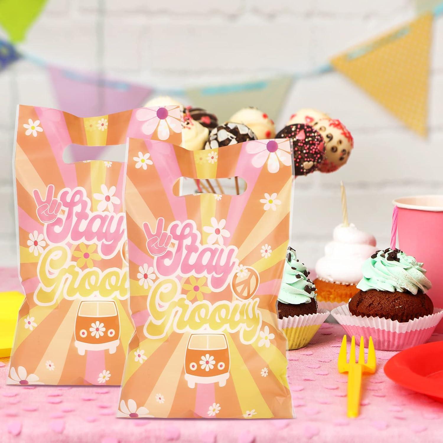 Paquete de 100 Bolsas de Fiesta Groovy Hotop 16.5x24.6cm