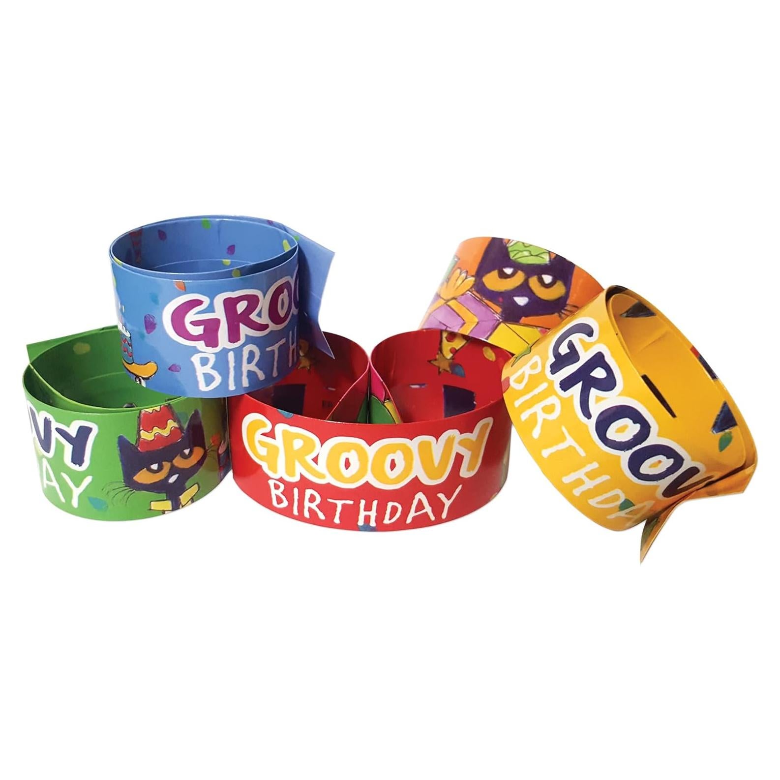 Pulseras de Cumpleaños Divertidas Teacher Created Resources - 10 Pzas