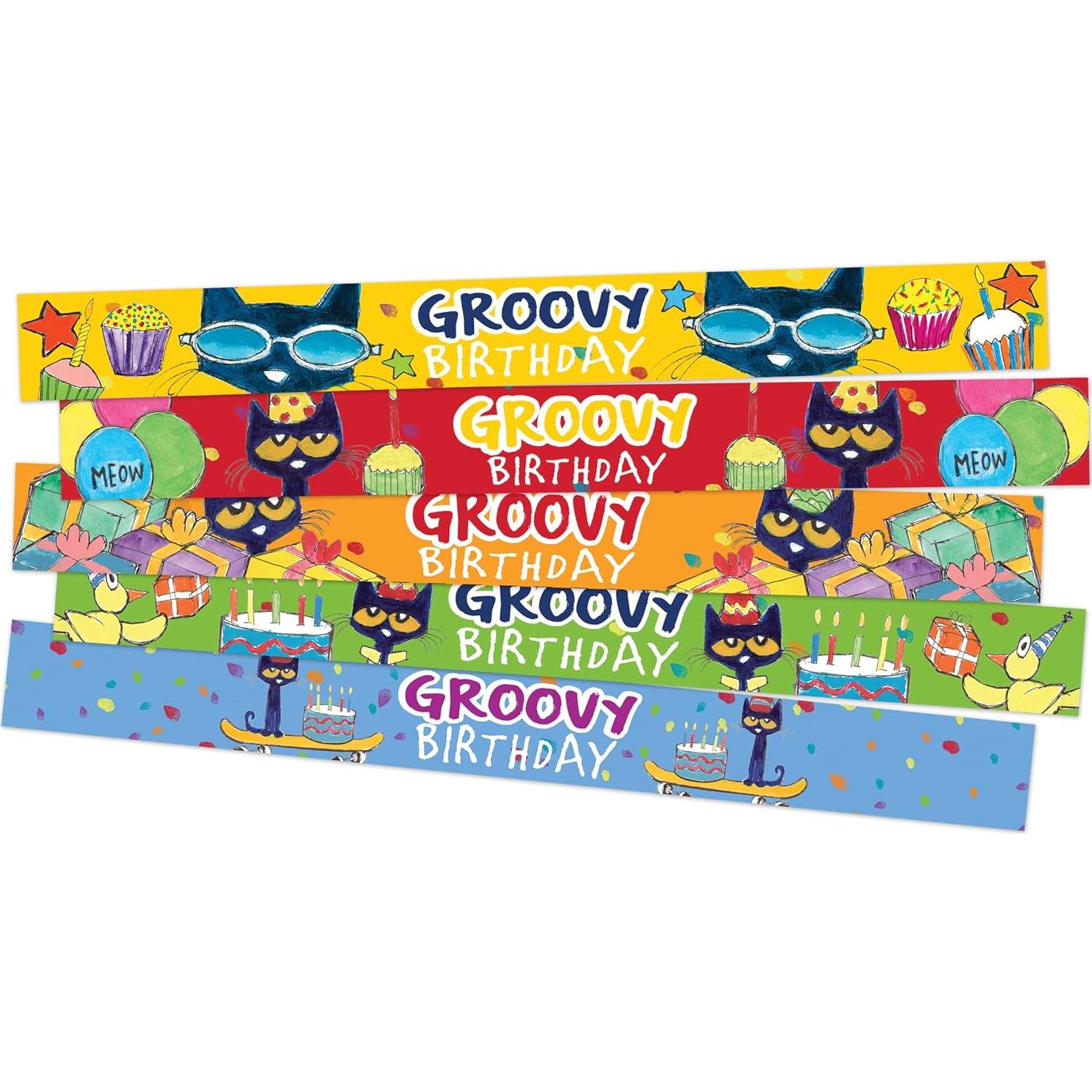 Pulseras de Cumpleaños Divertidas Teacher Created Resources - 10 Pzas