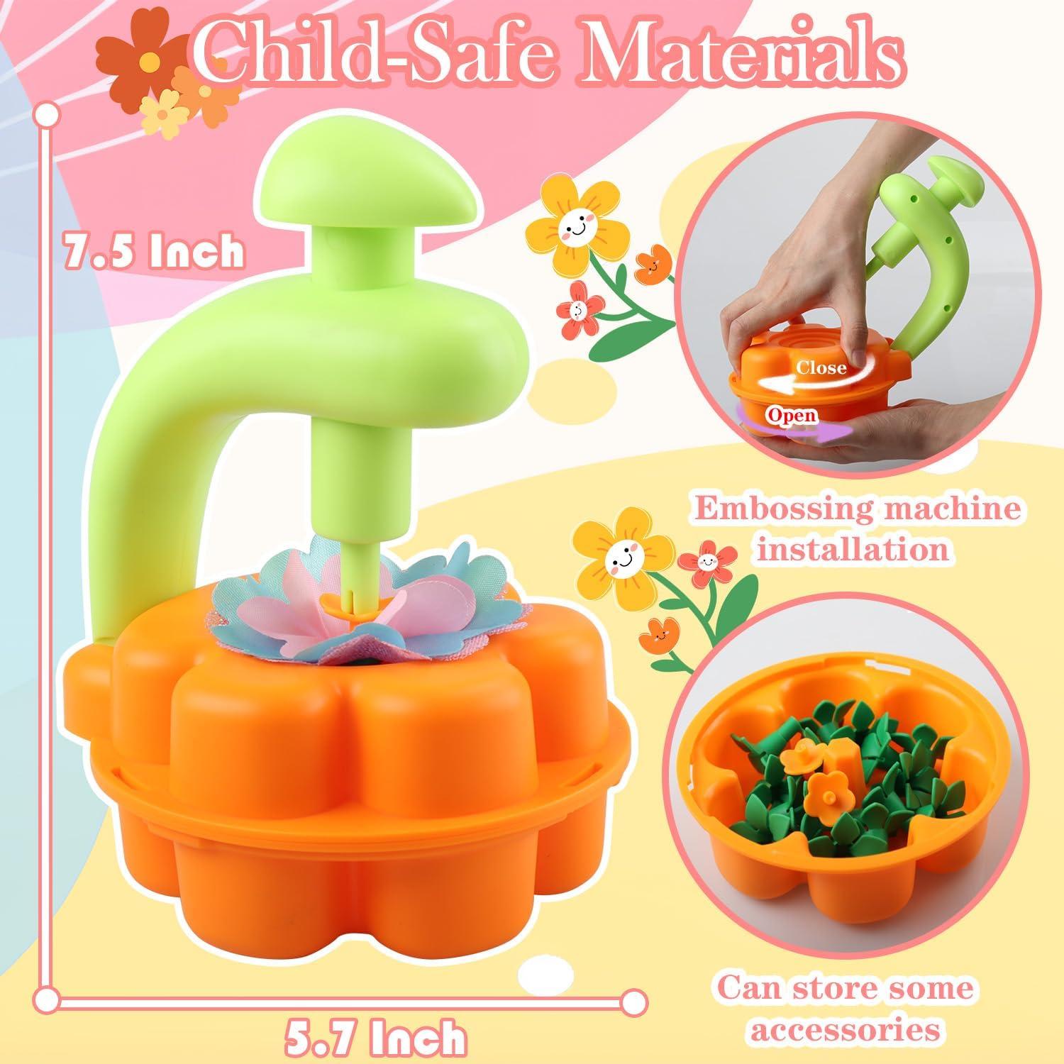 Kit de Manualidades DIY YUOIOYU Ramo de Flores de Tela 94 Piezas