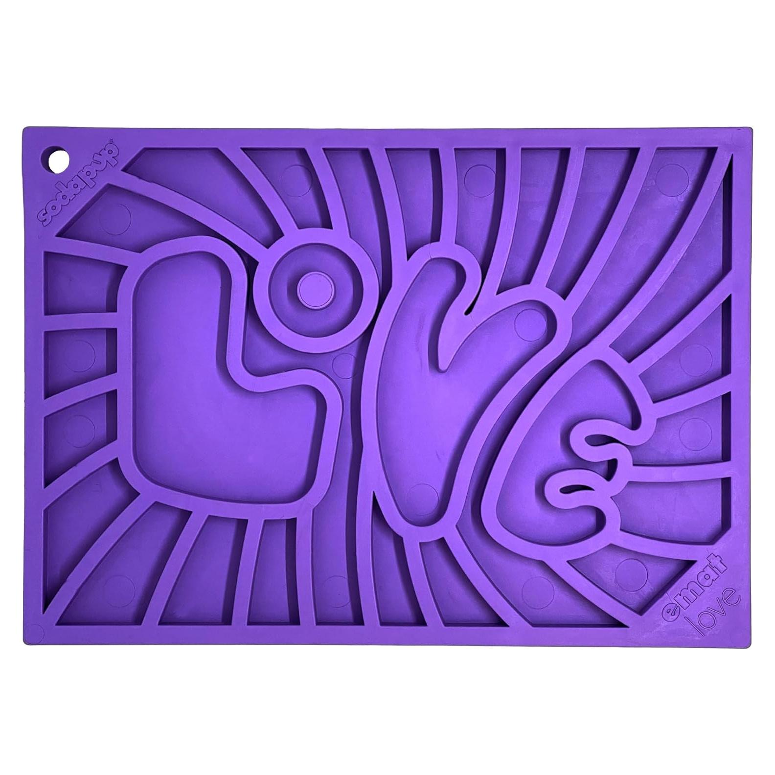 Alimentador de Enriquecimiento SodaPup eMat Amor Groovy 12.7x17.8cm