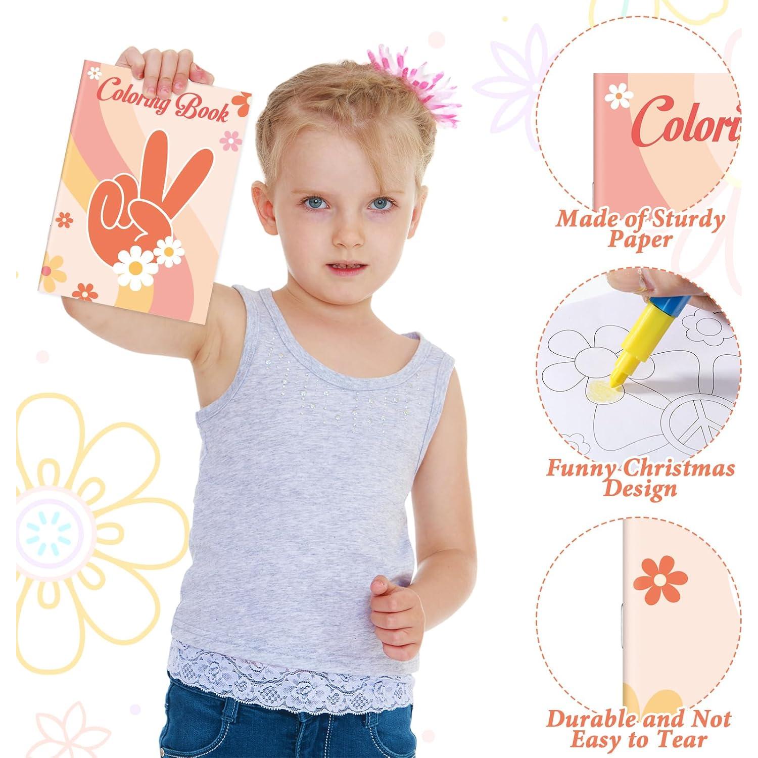 24 Libros para Colorear Hippie Boho Honoson - Actividades Niños