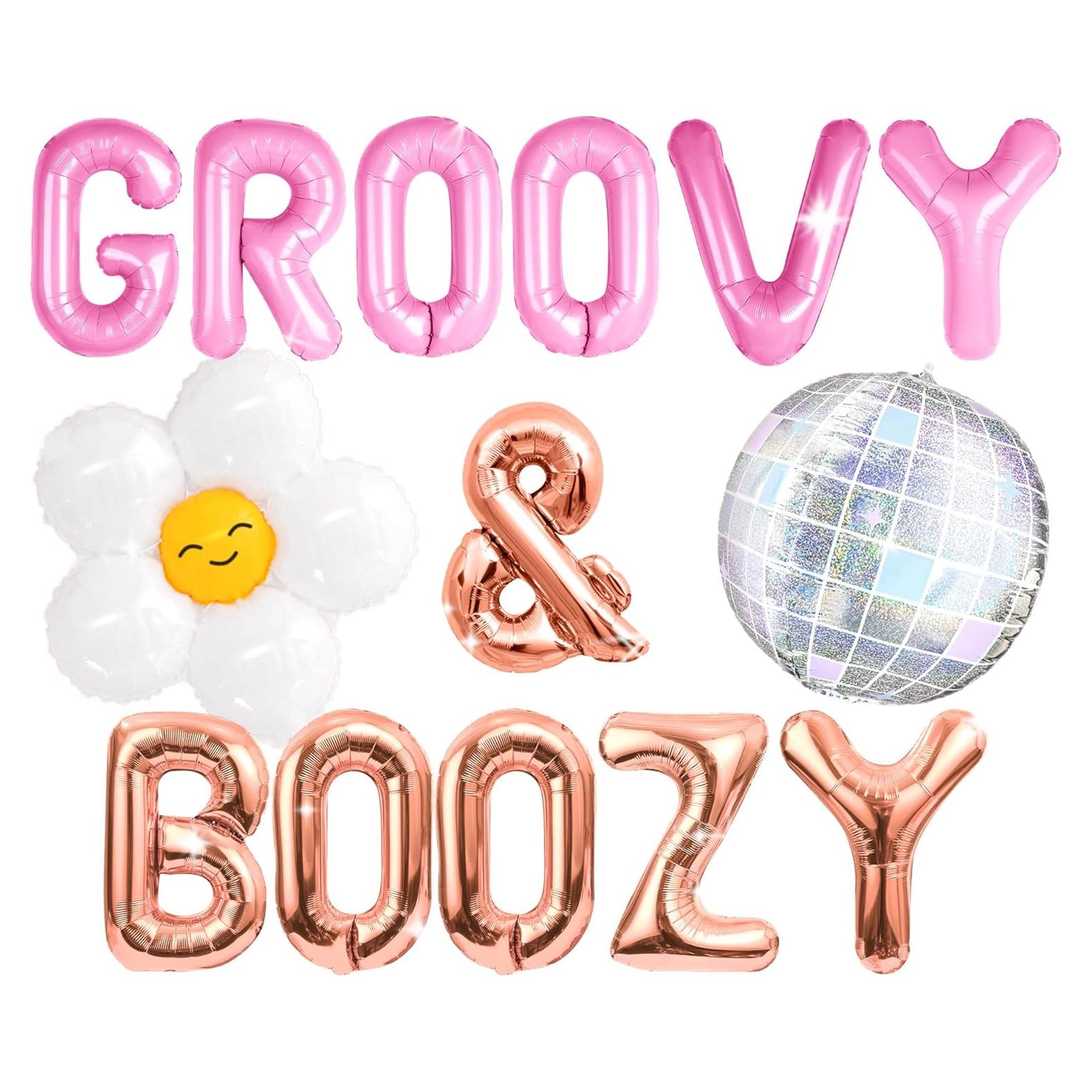 Globos Groovy JeVenis para Fiesta de Despedida de Soltera