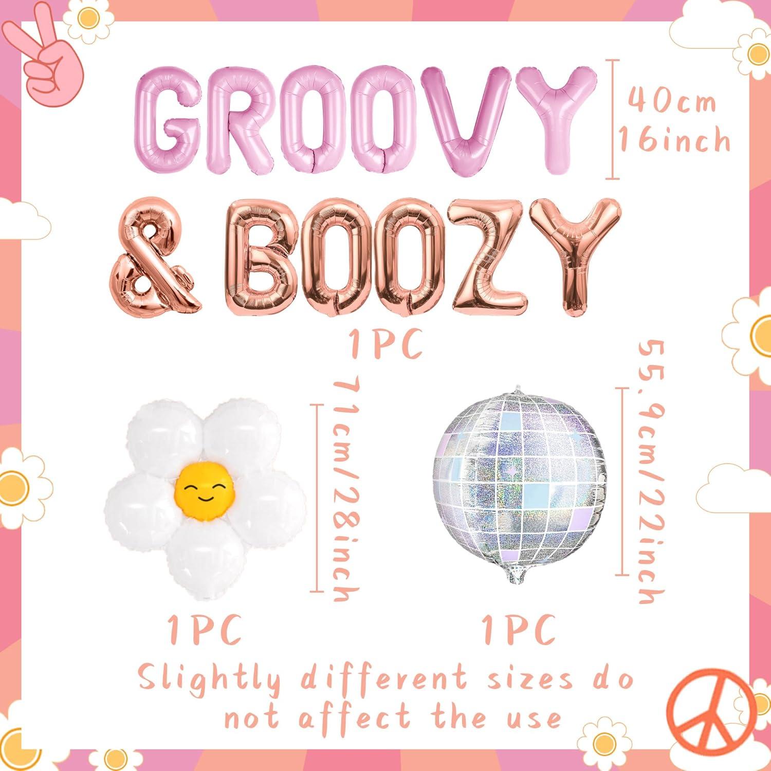 Globos Groovy JeVenis para Fiesta de Despedida de Soltera